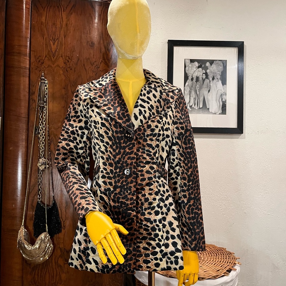 Lily Ann Leopard Blazer 1960s